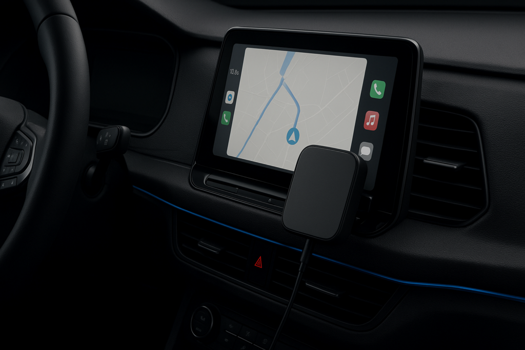 Android Auto-adapter installeren in de USB-poort van een auto